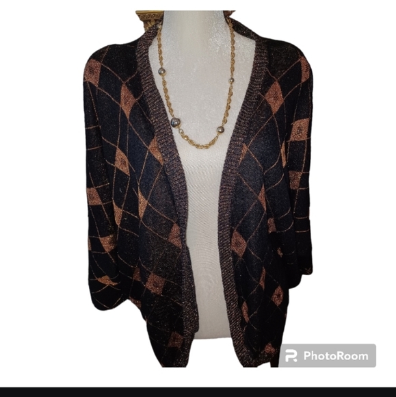 Sweater Vintage open cardigan - Picture 1 of 5